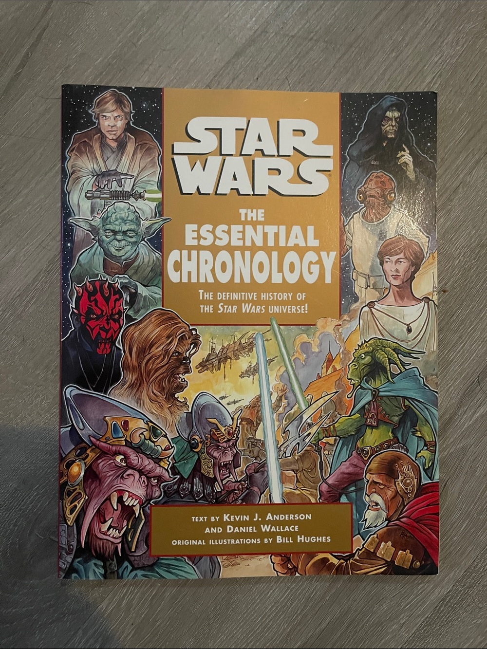 Star Wars Illustrated Chronology Guide - Yellow & Multicolor Cover